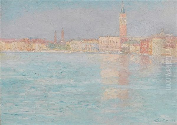 Venice Oil Painting by George Sauter