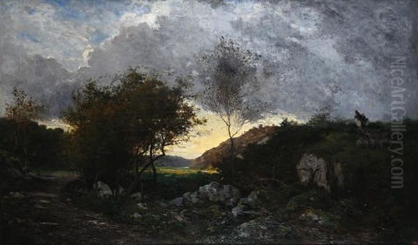 Rural Landscape by Charles Theodore Sauvageot