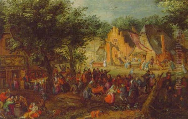 A Village Kermesse by Jacob Savery the Elder