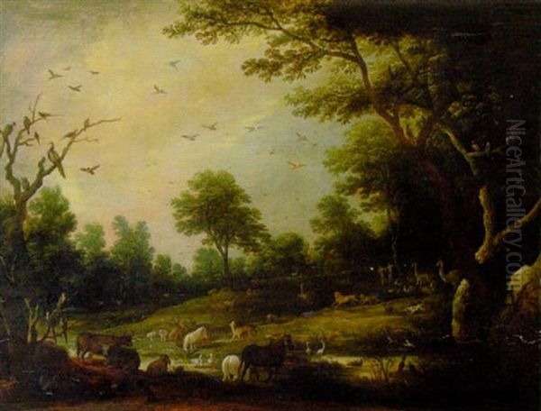 Das Paradies Oil Painting by Roelandt Savery