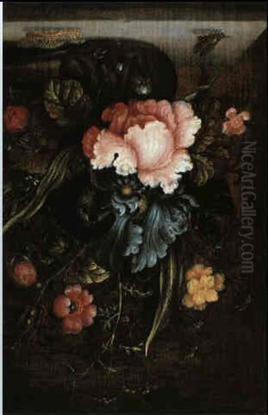 Floral Still Life Oil Painting by Roelandt Savery