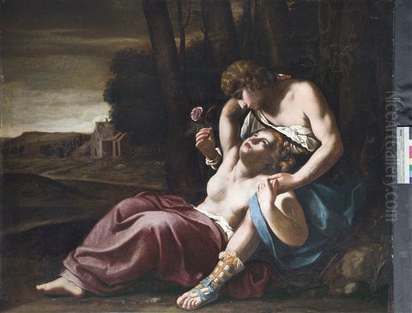 Angelica Und Medoro Oil Painting by Emilio Savonanzi