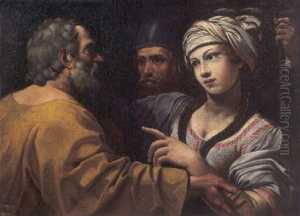 Negazione Di Pietro Oil Painting by Emilio Savonanzi