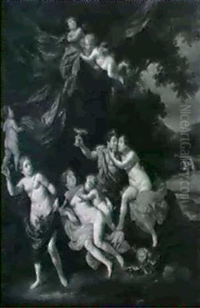 Bacchanal Oil Painting by Carel van Savoyen