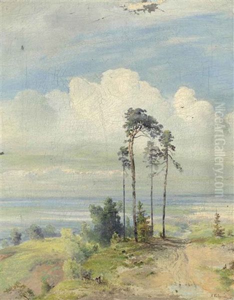 Summer Oil Painting by Aleksei Kondratevich Savrasov