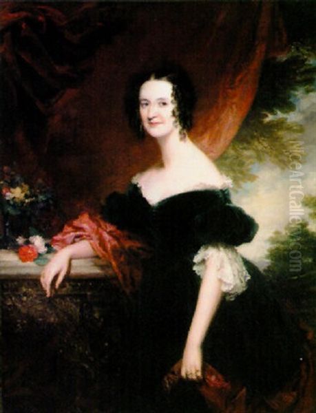 Portrait Of Mary Catharine Lodge by Frederick Richard Say