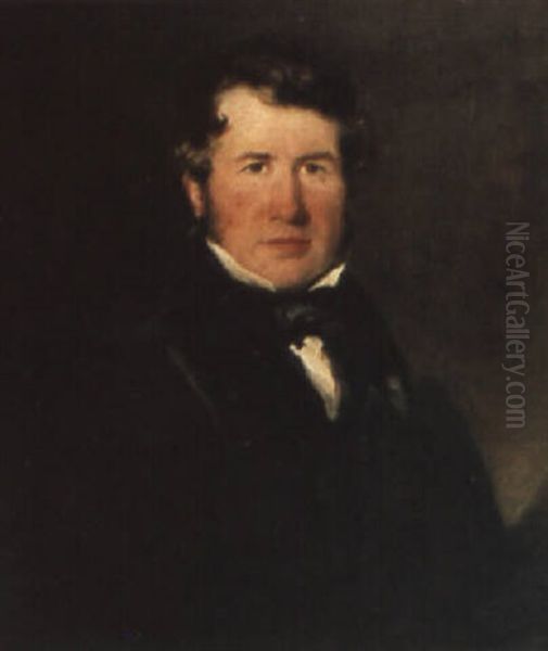 Portrait Of Charles Biggs Calmady Oil Painting by Frederick Richard Say