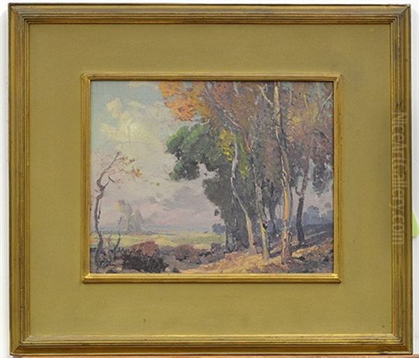 Cottonwood Oil Painting by Fred Grayson Sayre