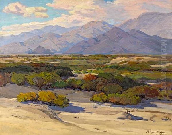 Desert Floor, Indio, California Oil Painting by Fred Grayson Sayre