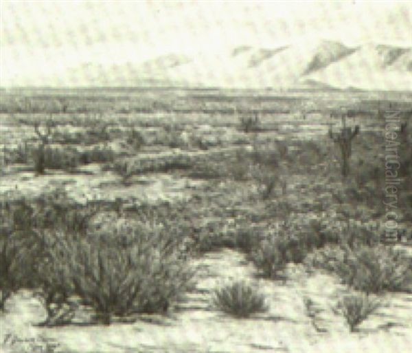 Mohave Desert Oil Painting by Fred Grayson Sayre