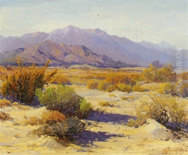 Desert Scene Oil Painting by Fred Grayson Sayre