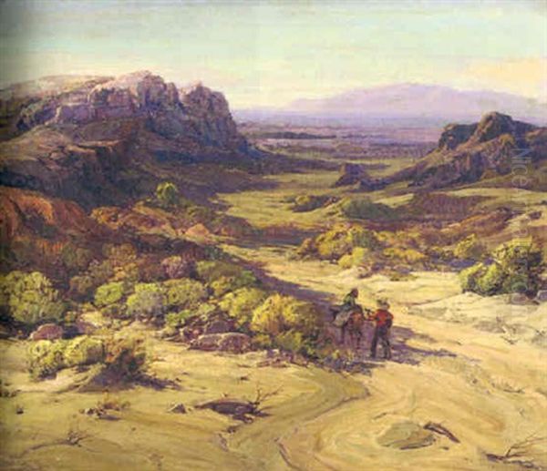 In The Mud Hills Oil Painting by Fred Grayson Sayre