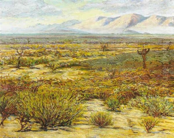 Mohave Desert Oil Painting by Fred Grayson Sayre