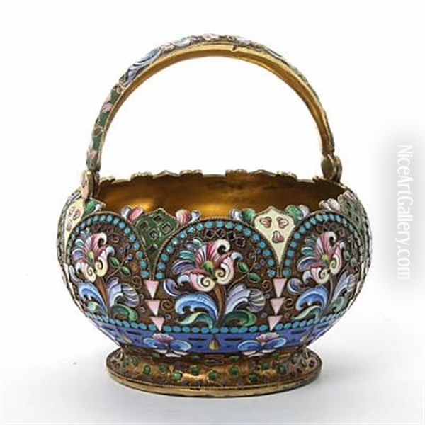 Russian Sugar Bowl by Grigorii Mikhailovich Sbitnev