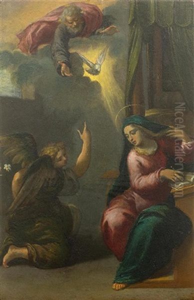 The Annunciation by  Scarsellino