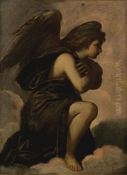 Angelo Annunciante (announcing Angel) Oil Painting by  Scarsellino