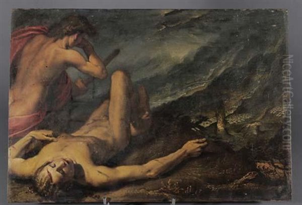 Cain Et Abel Oil Painting by  Scarsellino