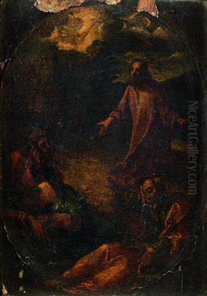 Le Christ Au Jardin Des Oliviers Oil Painting by  Scarsellino