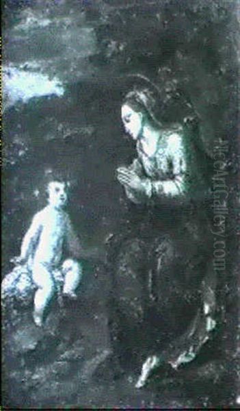 La Madonna Di Reggio Oil Painting by  Scarsellino