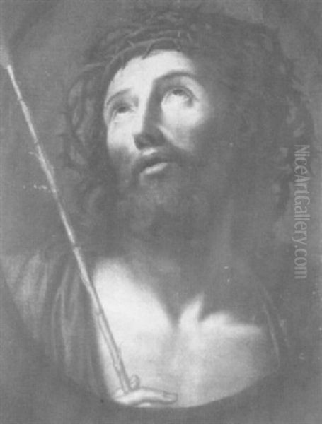 Christ Crowned With Thorns by  Scarsellino