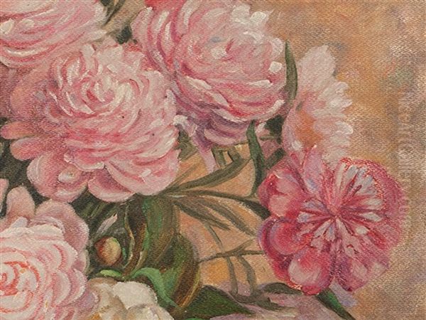 Flower Still Life Oil Painting by Franz Schaden