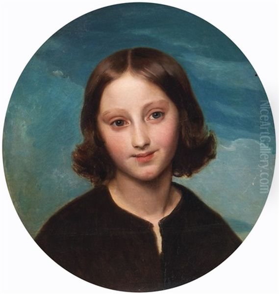 Knabenportrat by Friedrich Wilhelm von Schadow