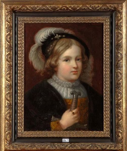 Portrait D'un Jeune Roi Oil Painting by Theodore Schaepkens