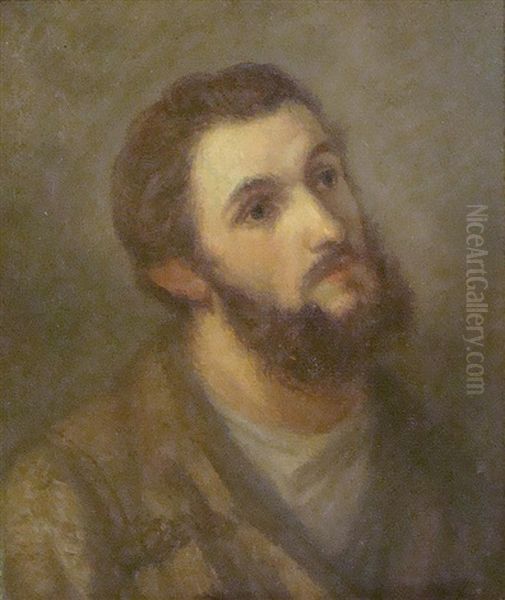 Portrait Of A Bearded Man by Theodore Schaepkens