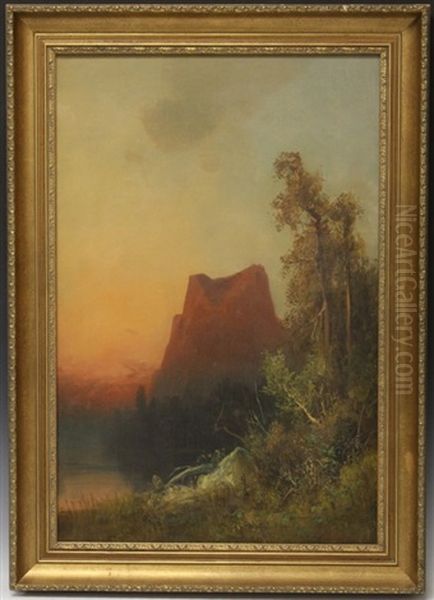 Untitled Oil Painting by Frederick Ferdinand Schafer