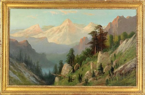 Morning On Three Sisters, Oregon Oil Painting by Frederick Ferdinand Schafer