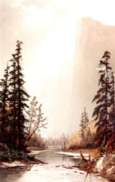 El Capitan, Yosemite Valley Oil Painting by Frederick Ferdinand Schafer