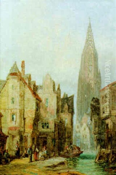 Freiburg, Baden Oil Painting by Henry Schafer