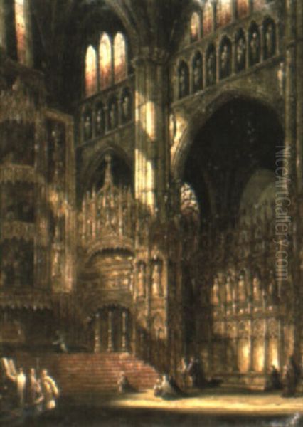 Toledo Cathedral, Spain Oil Painting by Henry Schafer