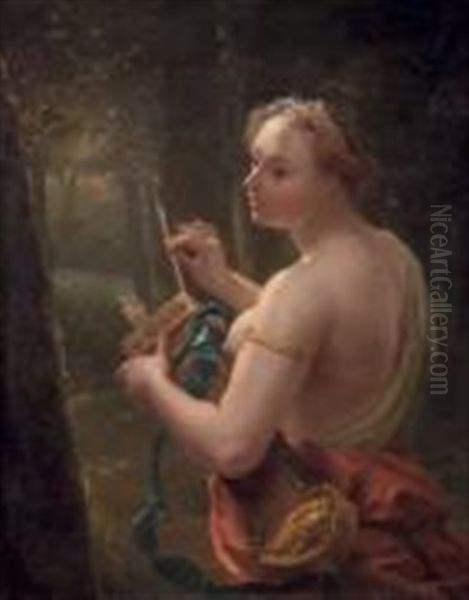 Diane Au Sous-bois Oil Painting by Godfried Schalcken