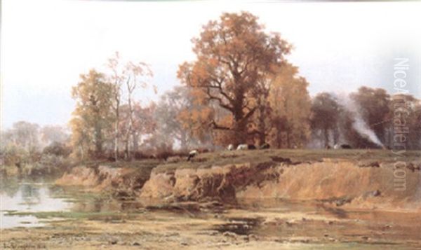 Site Du Limbourg Oil Painting by Edmond De Schampheleer