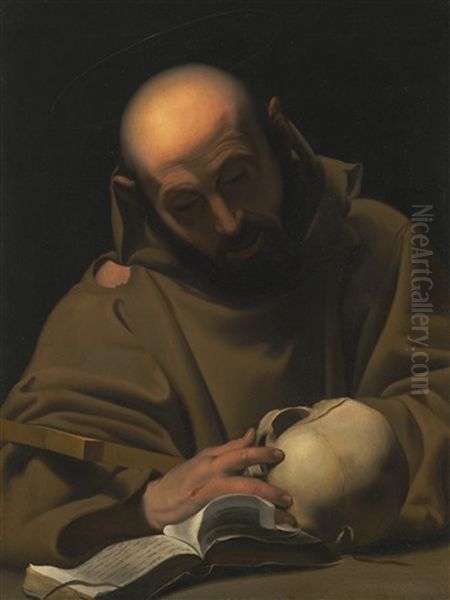 Saint Francis Oil Painting by Bartolomeo Schedoni