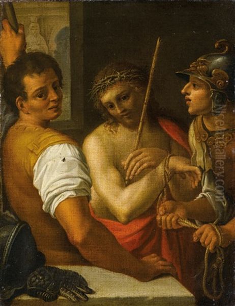 Ecce Homo Oil Painting by Bartolomeo Schedoni