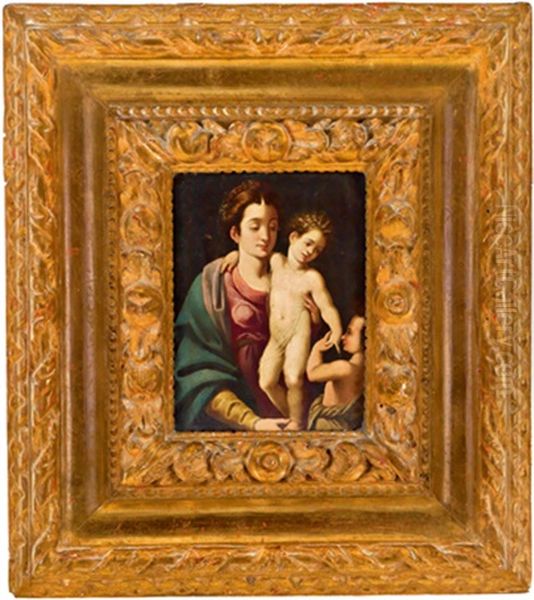 Madonna Con Il Bambino Oil Painting by Bartolomeo Schedoni