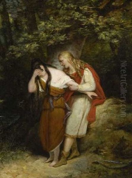 Das Ende Einer Liebe Oil Painting by Ary Scheffer