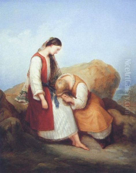 The Tragedy Oil Painting by Ary Scheffer