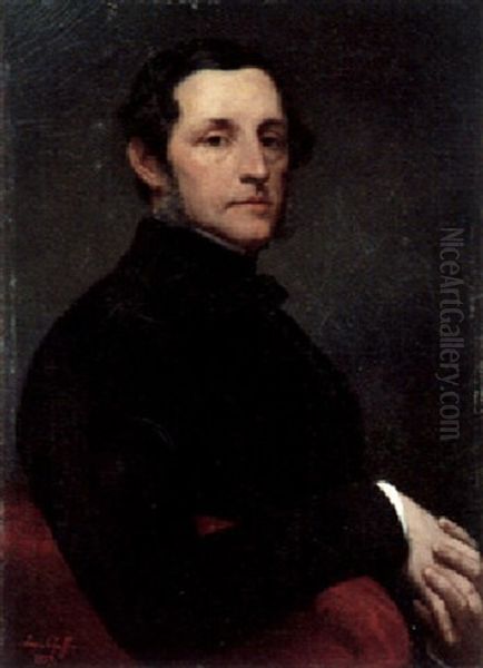 Portrait Of A Gentleman Oil Painting by Ary Scheffer