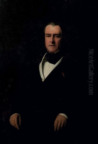 Portrait D'homme Oil Painting by Henri Scheffer