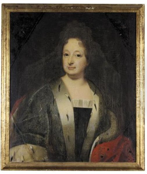 Portrait Of Sophie, Electress Of Hannover (+ 4 Others; 5 Works) Oil Painting by Andreas Scheits