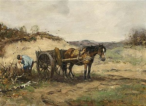 The Sand Cart by Johan Frederik Cornelis Scherrewitz