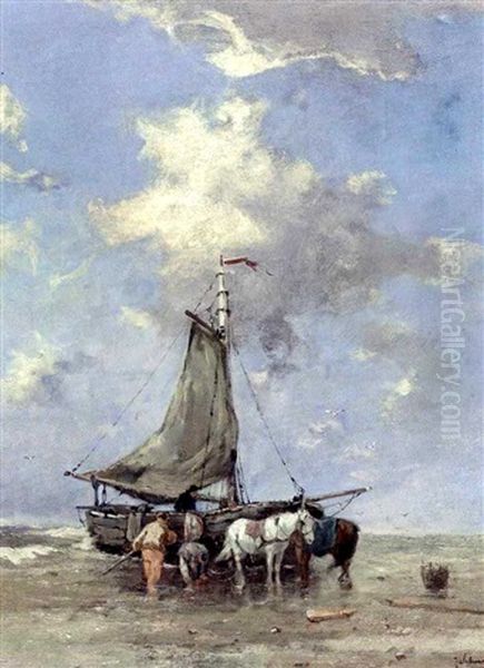 The Clam Diggers by Johan Frederik Cornelis Scherrewitz