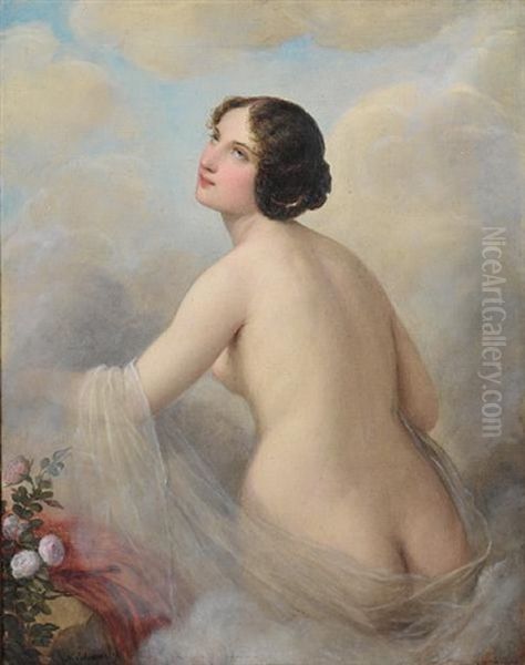 Venus Oil Painting by Natale Schiavoni