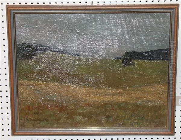 Feld- Und Wiesenlandschaft Oil Painting by Karl Schickhardt