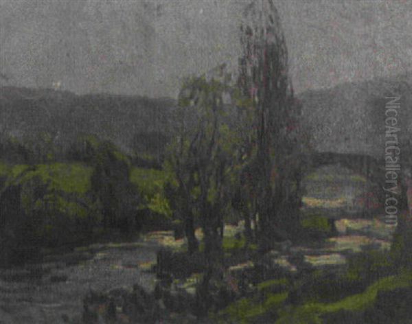 Bei Der Weitenburg Oil Painting by Karl Schickhardt