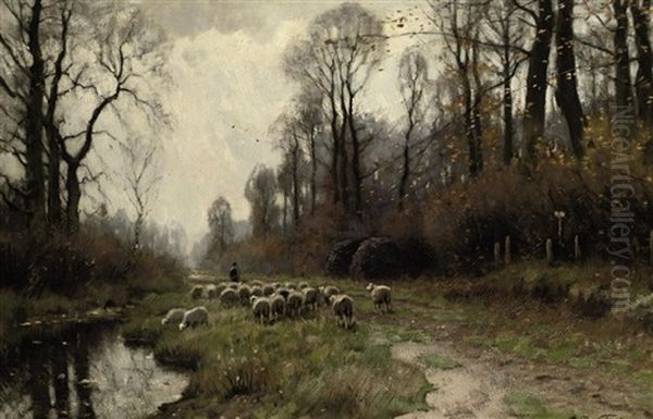 A Morning Walk by Petrus Paulus Schiedges the Younger