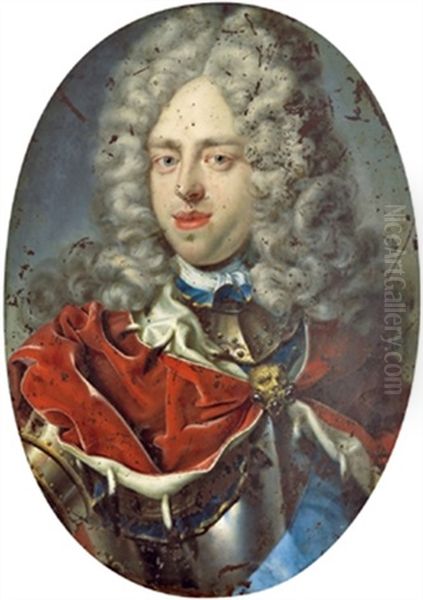 Bildnis Kaiser Karl Vi., Des Vaters Von Maria Theresia Oil Painting by Christian Schilbach